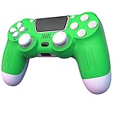 CAVISM game controller for PS-4/Pro/Slim Console,wireless controller built-in Motion Motors (green)