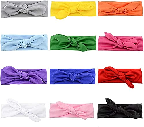 Image of ZOCONE Baby Headbands 10 /12 PCS Big Bow Toddler Girl Hair Accessories Barefoot Sandals Baby Shoe Socks for Newborn Infant
