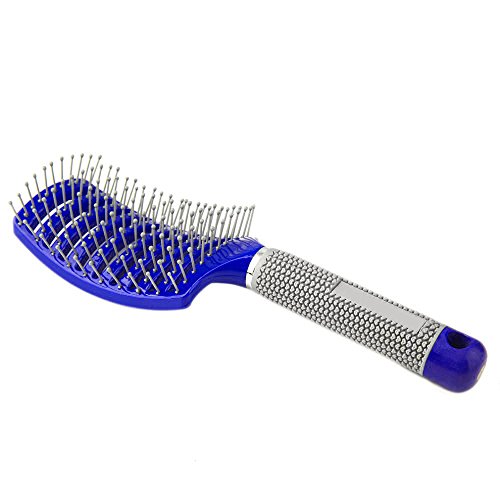 Women Vented Hair Brush, Flat Iron Blow Dryer Hair Brush Curly Thick Hair Detangling Brushes, Hair Straight Massage Comb, Professional Detangler Fast Drying Hair Brush Styling Tool for Long Hair