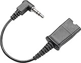Plantronics Cable Assy 3.5 Mm Right Angle Plug with qd