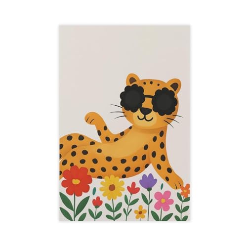 Toile guépard jungle pour créer un cocon doux dans la chambre bébé