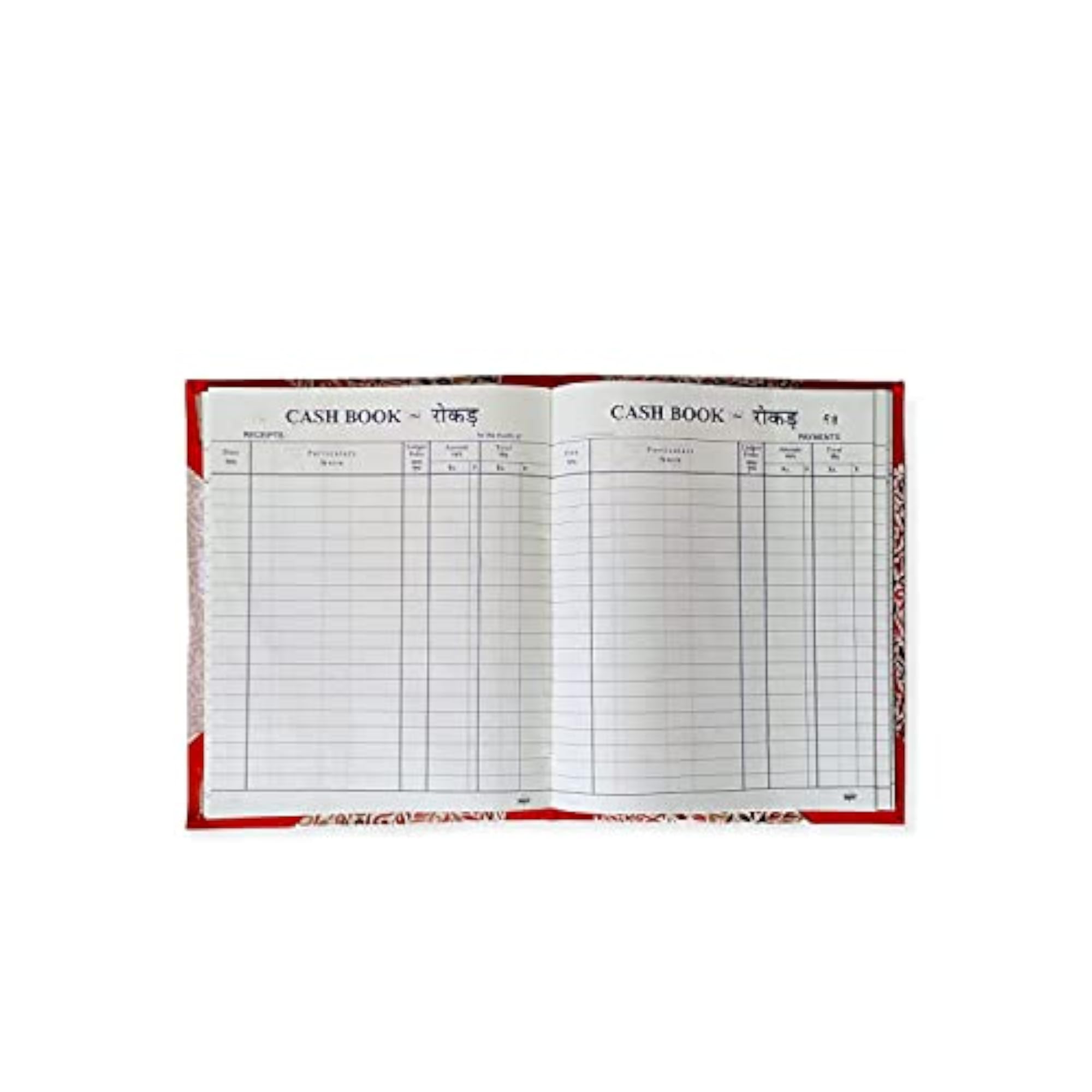 Cash Book Copy Size with Hard Binding Cover