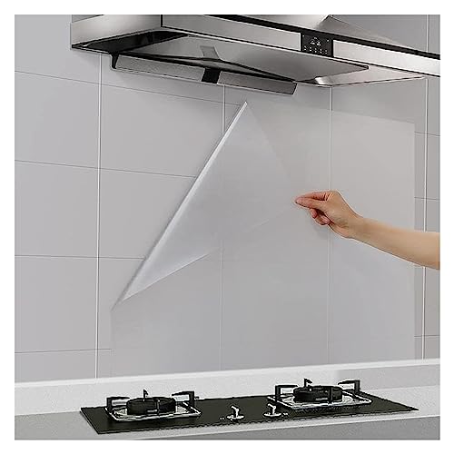 Papel tapiz autoadhesivo impermeable para cocina, protector transparente de azulejos