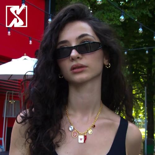 SHEEN KELLY Polarized Wrap Around Sunglasses For Men Women Outdoor Shades Eyewear Vintage Trendy Festival Rave Glasses - Image 3