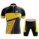 Durabilité et Adaptabilité - Fabriqué en matériaux résistants aux UV et aux intempéries, ce vêtement cycliste homme offre une longue durée de vie. La combinaison de vélo de route et de vtt est lavable à haute température sans déformation, garantissant un entretien facile.