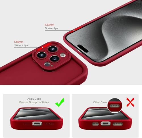 Image of Scalebee Back Cover for Apple iPhone 16 Pro Max, Red