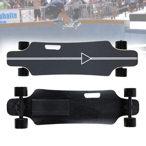 Zowdrix MonopatíN EléCtrico con Mando A Distancia, Longboard Skateboard 4 Modos De Velocidad, 7 Capas De Arce, 15 Millas De Alcance, 35 mph De Velocidad MáXima, para Principiantes A