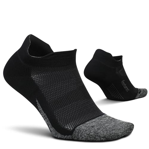 Image of Feetures Elite Light Cushion Mini Crew Sock - Sport Sock with Targeted Compression