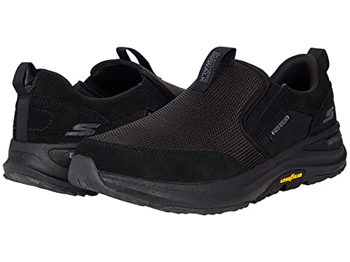 Image of Skechers Men Pull On Hiking Shoe | Air-Cooled Memory Foam Insole, Ultra Go Cushioning, Water Repellent, Goodyear Rubber Outsole