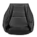ATUOTPO Black Driver Side Bottom Microfiber Leather Seat Cover Perforated Compatible with Mercedes Benz C C250 C300 C350 C350e C400 GLC300e 2015 2016 2017 2018 2019 2020 2021 4-Door