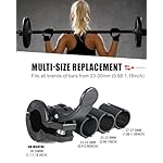 Barbell Clips 1 Inch Quick Release Weight Clamps 0.9-1.18inch Multi-Size Adjustable Olympic Clamps for Bars - Image 3
