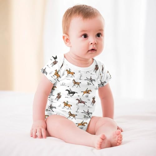 Cute Baby Onesie, Short Sleeve Infant Stuff Shower Gifts for Boys & Girls4