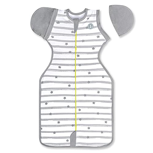 Image of bblüv - Sleëp - Transition Zipper Swaddle Sack with Removable Sleeves -Arms Up Swaddle for Newborns and Infants - Medium