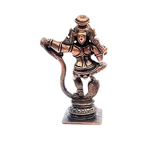 Image of Kalinganarthana Krishnar Copper Murti | Idol - 9 cm | 192 g