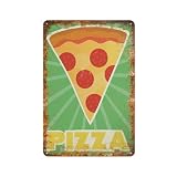 There are come in a variety of sizes, you can choose.Each comes with 4 pre-drilled holes for easy installation. We only use high-quality metal tin to create retro wall decorations. We use 100% pure tin to make this logo, and even through the vicissit...