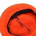 Halloween Costume Pumpkin Hat French Wool Beret Artist Cap for Women Girl Comfortable Wear for Festive Celebrations Delicate Design for Fashionable Looks(1pcs)