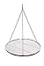Produktbild Grillrost Ø 60 cm mit Kette Edelstahl 4 mm Grillstabdicke Stababstand 10 mm für Schwenkgrill BBQ Dreibein