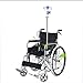 XINLEE Supporto per Infusione per Sedia A Rotelle, Supporto per Fleboclisi, Supporto per Flebo in Acciaio Inossidabile, Espositore Regolabile in Altezza, Supporto per Infusione Speciale per Sedia