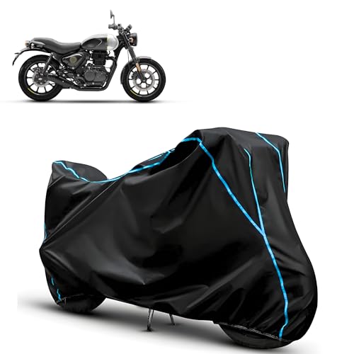 Image of Kerwa Waterproof Bike Cover Compatible with Hunter 350 | Dust Proof, UV-Resistant, All-Weather Protection Bike Body Cover, Windproof Elastic Bottom