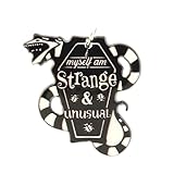 Bohemian Findings 2 I Myself am Strange & Unusual Acrylic Charms 2 Sided - K244