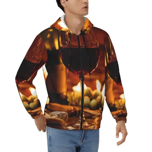 Sweat à capuche zippé homme avec fermeture éclair complète douce