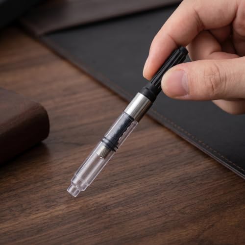 MOKKHNB 10 Szt. Sztuk Metalowy Konwerter Do Atramentu Do Piór Wiecznych Śrubowy Push-fill Absorber Atramentu Korektor i Trwałą Konstrukcją