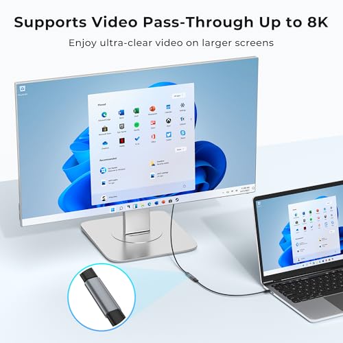 Image of Basesailor USB C Female to Female Adapter 3-Pack,USBC 3.1 10GBps 100W PD Coupler for Connecting Two Type C Cable,Thunderbolt 3 Compatible Extension Connector for USB-C Devices