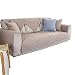 Fodere per divani antiscivolo moderne Fodera per bracciolo universale in cotone fodera per divano per poltrona Protezione antiscivolo per mobili,cachi,80X120cm