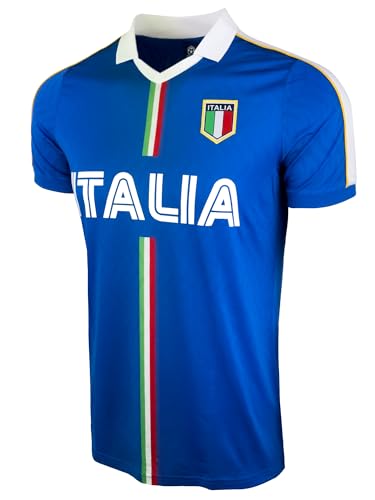 Men's Italy Short Sleeve Shirt, Italia Classic Performance Jersey3