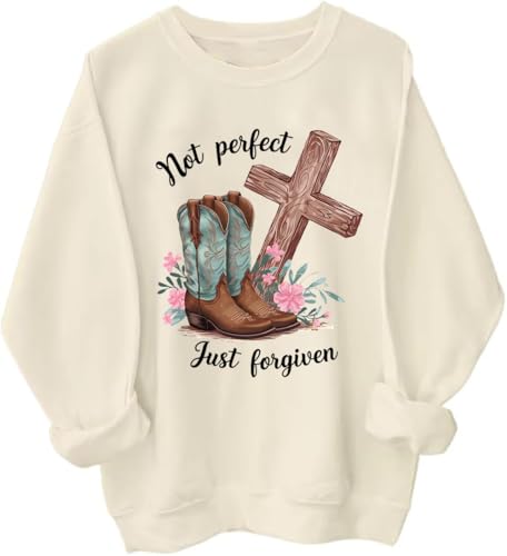 Not Perfect Just Forgiven Sweatshirt, Forgiven Hoodie
