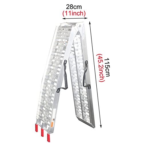 Rampa portátil plegable para motocicleta de aluminio miniatura 7