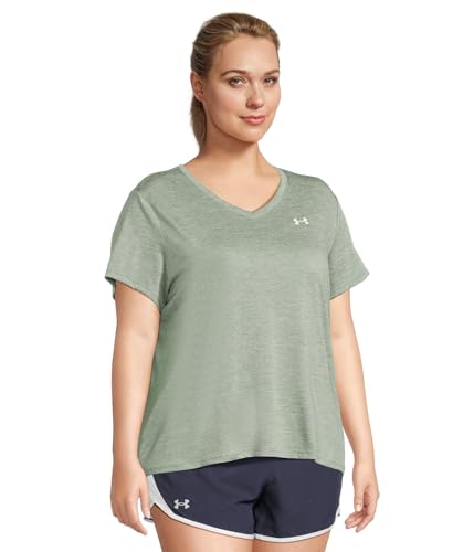 Image of Under Armour Women's Tech Twist V Neck Short Sleeve T-Shirt