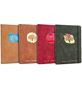 Fanery Sue 4-Pack A5 Lined Notebooks - Tree Of Life Design, 200 Pages Each