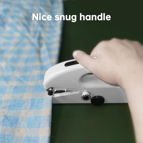 Image of Unique sewing experience: Handheld sewing machine with storage box, portable package,mini sewing machine for travel, including various accessories and tools