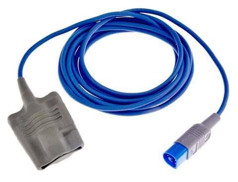 Compatible Silicon Adult Spo2 Probe(3 mtr) Compatible with HP/Philips MP20/40 8 pin-image-27