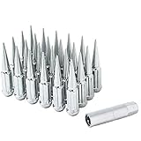 Gorilla Automotive SPK8-14150 8Lug 14X1.5 Spike Lug Install Kit Chrome