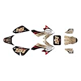Kalair GFX Graphics Kit for Honda CRF50 (All Years) FATALITY Series - Dirt pit bike motorcycle stickers, dirtbike racing automotive decal motocross accessories no-plastics