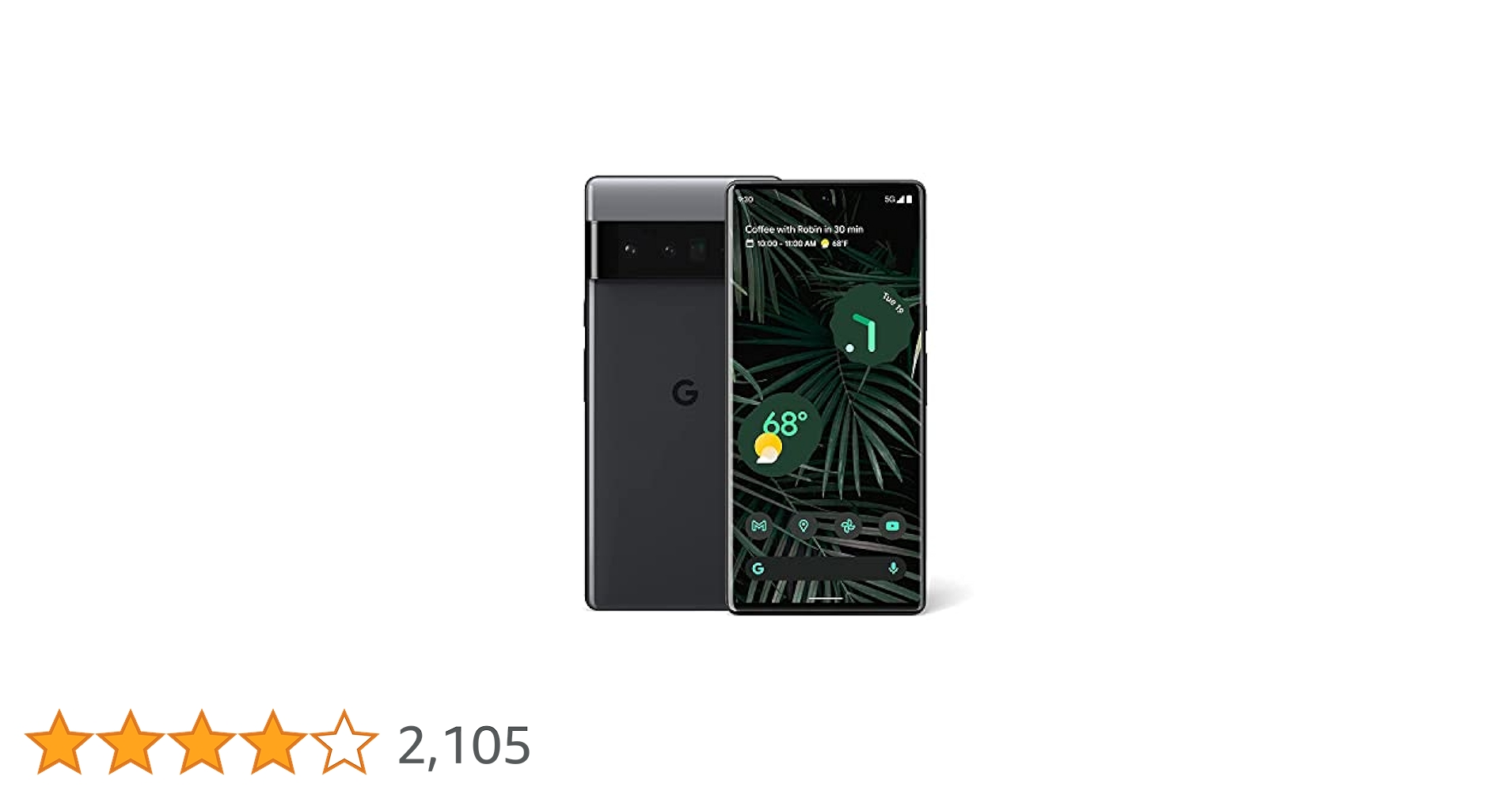 GooglePixel6 256GB SIMフリー ブラック/Black 美品