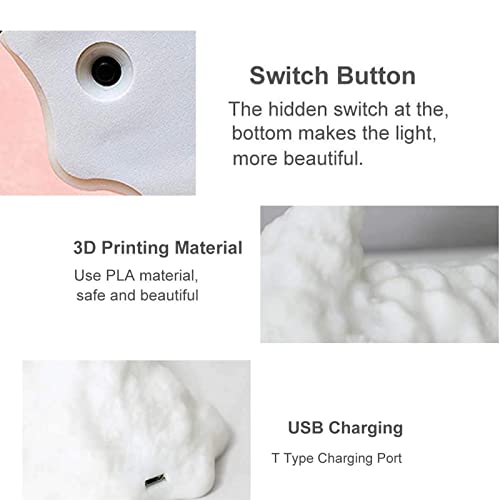 Hgomx Fire Dragon Lamp Light, 3D Printed Night Light Led Moon Light Gift For Boys And Girls Bedroom Kids Room With Usb Rechargeable thumb #4
