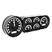 Dakota Digital 53 54 Chevy Car Analog Dash Gauge System Black Alloy White VHX-53C-K-W