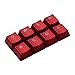 HyperX FPS & MOBA Gaming Keycaps Upgrade Kit (Red) - HXS-KBKC1