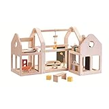 Zusammenklappbar PLAN TOYS Plantoys – Puppenhaus Slide and Go (7611)