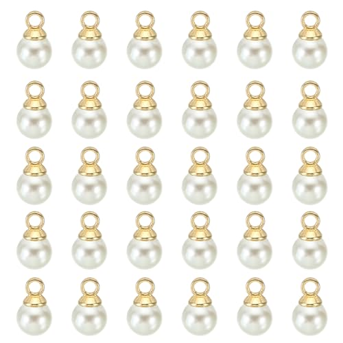 Bracelets et bijoux uniques à offrir avec ces breloques perles nacrées de 5 mm