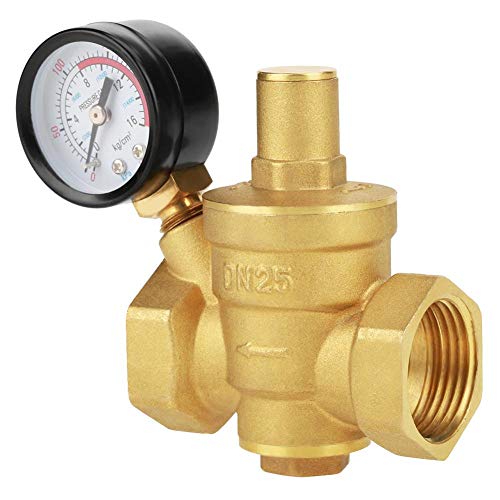 DN25 Adjustable Brass Water Pressure Reducing Regulator Valves With