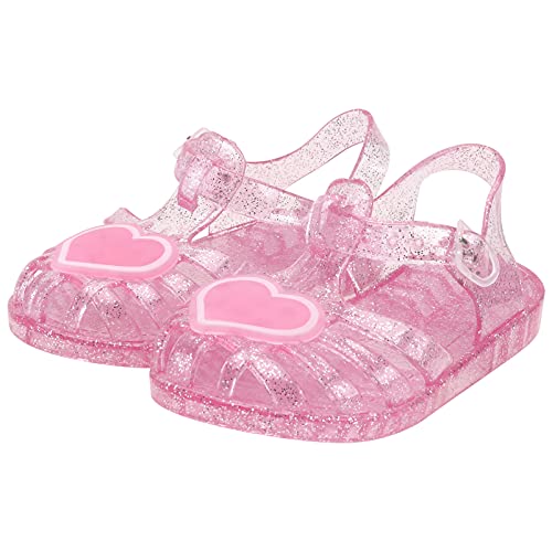 Princess Girls Sandals Jelly Shoes Girls Ankle- Strap for Kids Toddler Dance Party Sandals Mary Janes