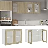 ¡Este armario colgante de cocina con vidrio, con su diseño sencillo, optimiza el espacio de tu cocina y brinda un amplio espacio de almacenamiento para tus pertenencias personales! El armario de almacenamiento es duradero y funcional, lo que mantiene tu cocina más organizada.