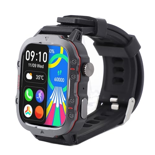 Reloj deportivo BT Topiky negro de 1,96" para entrenar sin miedo a la lluvia o al sudor