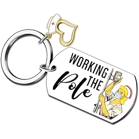 ibiwe Funny Nurse Gifts For Women Nurse Keychain Gifts for Women Appreciation Gifts For New Nurse Registered Nurses Medical Assistant Gifts Student Graduation Gifts Stocking Stuffers for Nurses Cover