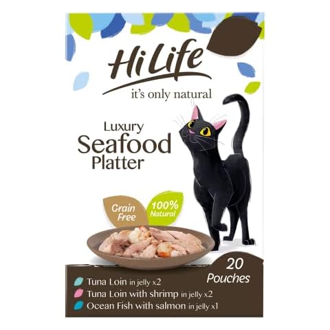 HILIFE Wet Cat Food Seafood Platter Cover
