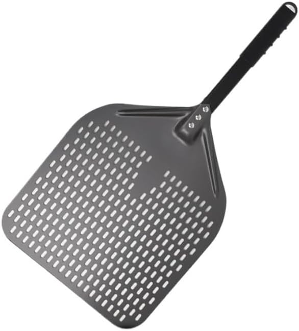Pizza Peel 10 12 13 14 16 Inch Big Pizza Perforated Shovel Paddle Short Handle for Oven Turning Peel Kitchen Tools Nonstick Pizza Baking Pizza Paddle
